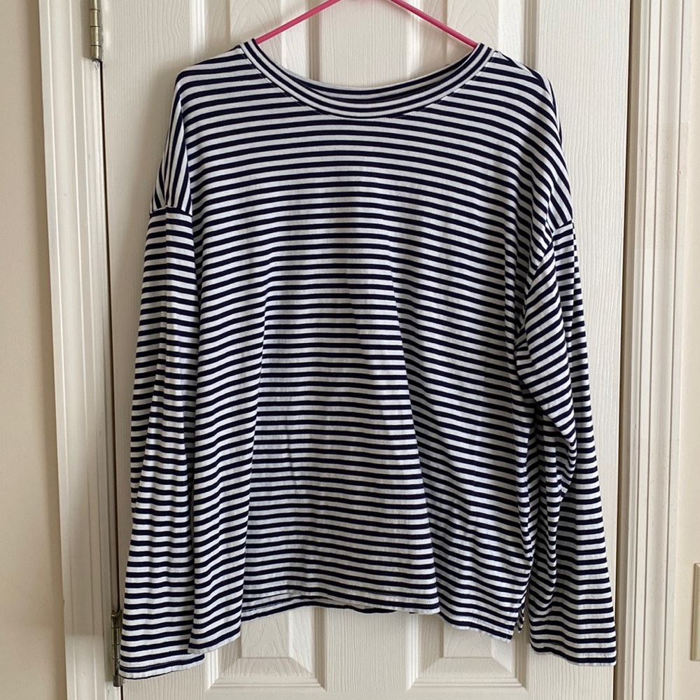 3 for $15 Blue and white striped tshirt